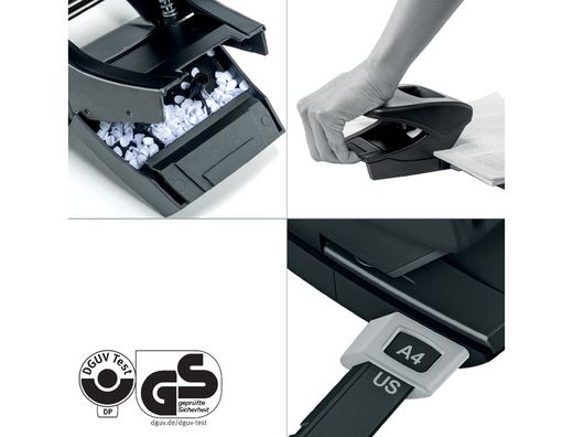 Taladrador petrus 85 recycle negro capacidad 25 hojas