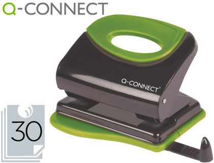 Taladrador Q-Connect Kf00996 Metalico con Empuñadura de Caucho Capacidad 30 Hojas