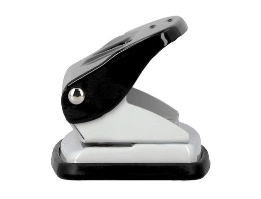 Taladrador q-connect kf14214 negro abertura 1 mm capacidad 10 hojas