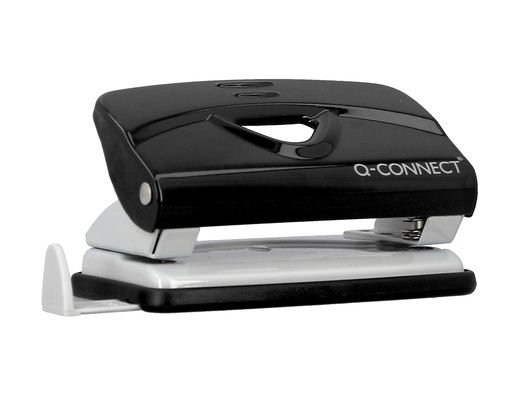 Taladrador q-connect kf14214 negro abertura 1 mm capacidad 10 hojas