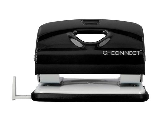 Taladrador q-connect kf14217 negro abertura 2 mm capacidad 20 hojas