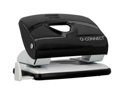 Taladrador q-connect kf14217 negro abertura 2 mm capacidad 20 hojas