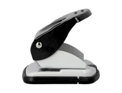 Taladrador q-connect kf14217 negro abertura 2 mm capacidad 20 hojas
