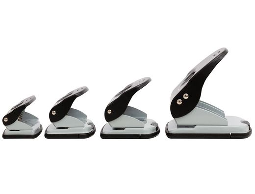 Taladrador q-connect kf14221 2 taladros color negro abertura 3,5 mm capacidad 40 hojas