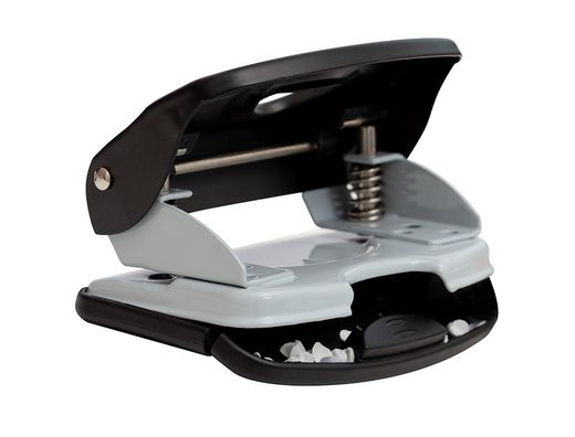 Taladrador q-connect kf14221 2 taladros color negro abertura 3,5 mm capacidad 40 hojas