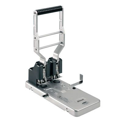 Taladradora Rexel HD2150 2 agujeros ultra intensiva plata/negra