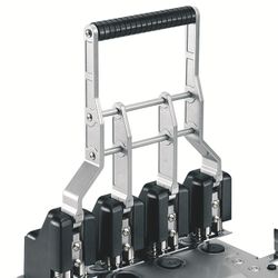 Taladradora Rexel HD4150 4 agujeros plata/negra