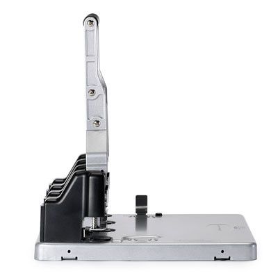 Taladradora Rexel HD4150 4 agujeros plata/negra