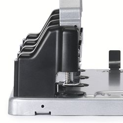 Taladradora Rexel HD4150 4 agujeros plata/negra