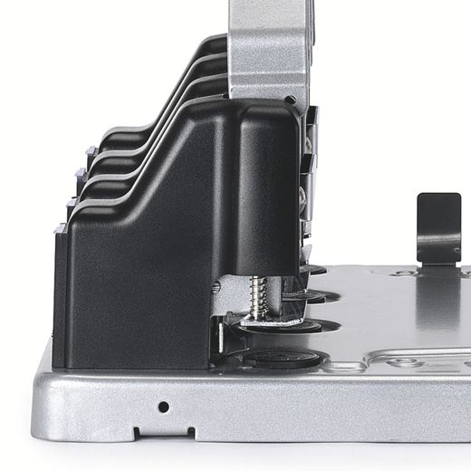 Taladradora Rexel HD4150 4 agujeros plata/negra