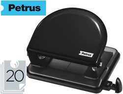 Taladro Petrus 52 metal clásico hasta 20 hojas negro