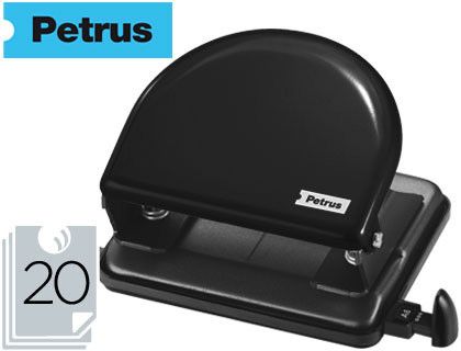Taladro Petrus 52 metal clásico hasta 20 hojas negro