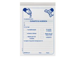 Talonario Liderpapel Ausentes Octavo 103
