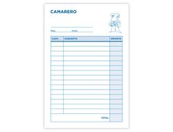 Talonario Liderpapel Camarero 8º Original y Copia T202