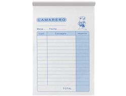 Talonario Liderpapel Camarero Bolsillo Original T150