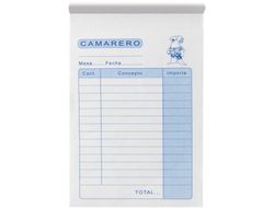 Talonario Liderpapel Camarero Bolsillo Original y 2 Copias T350