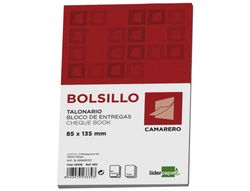 Talonario Liderpapel Camarero Bolsillo Original y Copia T250