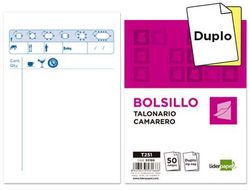 Talonario liderpapel camarero bolsillo original y copia t251 zig zag