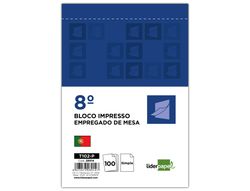 Talonario liderpapel camarero octavo -sin iva- 102 -texto en portugues
