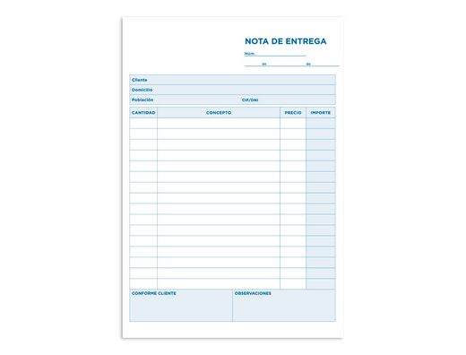 Talonario Liderpapel Entregas Cuarto Original y Copia T226