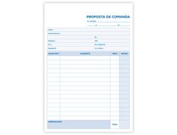 Talonario Liderpapel Pedidos Cuarto Original y Copia T222 Texto en Catalan