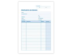 Talonario liderpapel pedidos cuarto original y copia t222