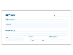 Talonario Liderpapel Recibos 3/Fº Original T136 Sin Matriz