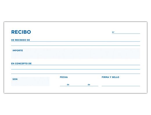 Talonario Liderpapel Recibos 3/Fº Original T136 Sin Matriz