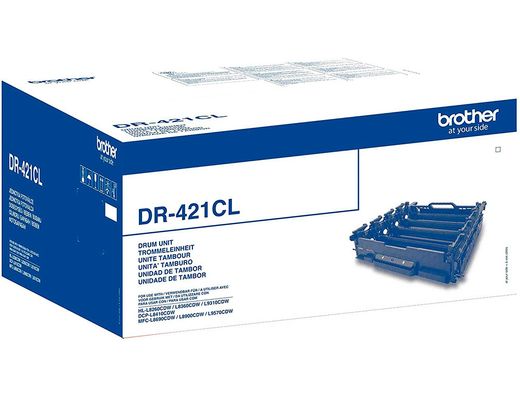 Tambor brother dr-421cl cuatricolor para impresoras dcp-l8410cdw / l8260cdw / l8900cdw / l9570cdw /