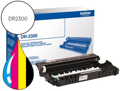 Tambor láser negro original Brother DR2300