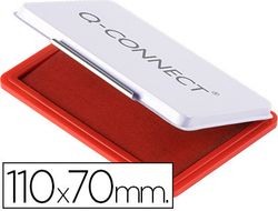 Tampon q-connect n.2 110x70 mm rojo