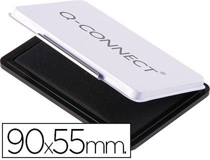 Tampon q-connect n.3 90x55 mm negro