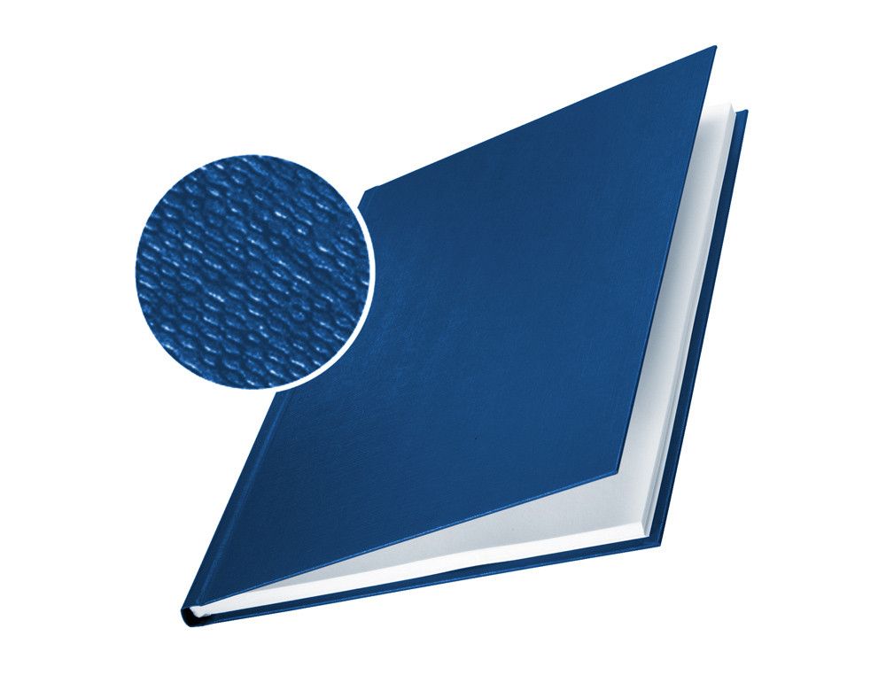 Tapas rígidas DIN A4. Serie Classic. Lomo 21 mm. Caja 10 tapas, azul