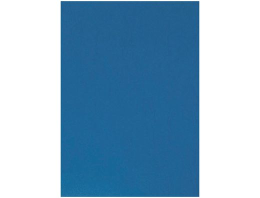 Tapa de encuadernacion q-connect carton din a4 azul simil piel 250 gr caja de 100 unidades