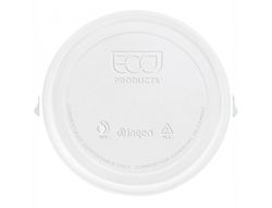 Tapa de plastico biodegradable para vaso de 195/220 cc paquete de 100 unidades