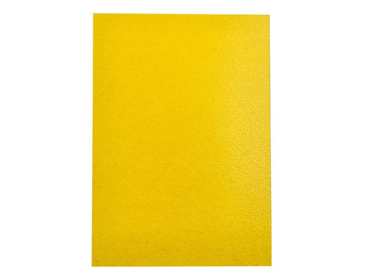Tapa encuadernacion liderpapel carton a4 0,9mm amarillo fluor paquete de 50 unidades