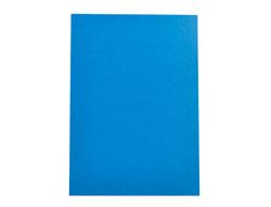 Tapa encuadernacion liderpapel carton a4 0,9mm azul fluor paquete de 50 unidades