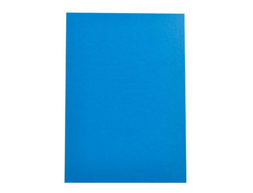 Tapa encuadernacion liderpapel carton a4 0,9mm azul fluor paquete de 50 unidades