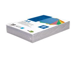 Tapa encuadernacion liderpapel carton a4 0,9mm azul fluor paquete de 50 unidades