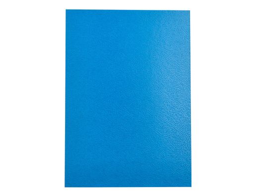Tapa encuadernacion liderpapel carton a4 0,9mm azul fluor paquete de 50 unidades