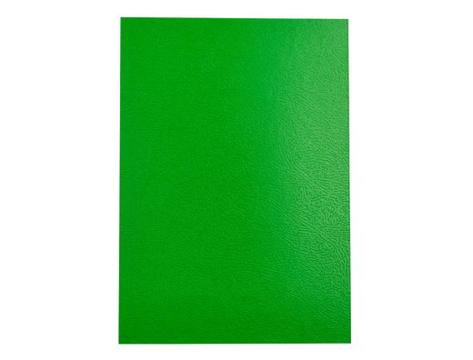 Tapa encuadernacion liderpapel carton a4 0,9mm verde fluor paquete de 50 unidades