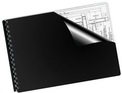 Tapa Encuadernacion Liderpapel Polipropileno A4 0.5Mm Negra Paquete de 100 Unidades