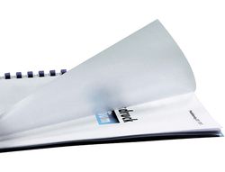 Tapa Encuadernacion Liderpapel Polipropileno A4 0.8Mm Transparente Paquete de 50 Unidades