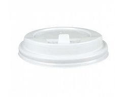Tapa para vaso bunzl 280 ml poliestireno con orificio paquete de 100 unidades