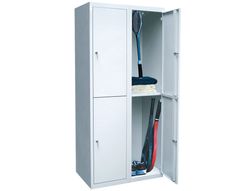 Taquilla Metalica Ar Storage 50X180X40 cm 2 Puertas con Llave Color Gris Inicial