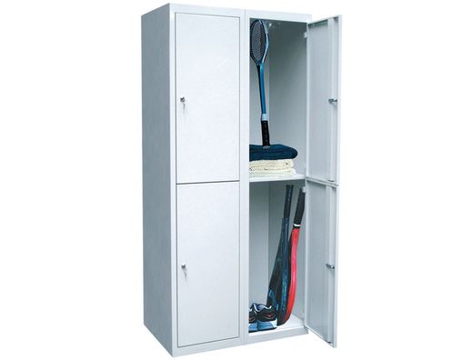 Taquilla Metalica Ar Storage 50X180X40 cm 2 Puertas con Llave Color Gris Inicial