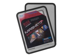 Tarifold pack 2 marco magneto iman A3 negro superficie antirreflejo esquinas redondeadas 195067