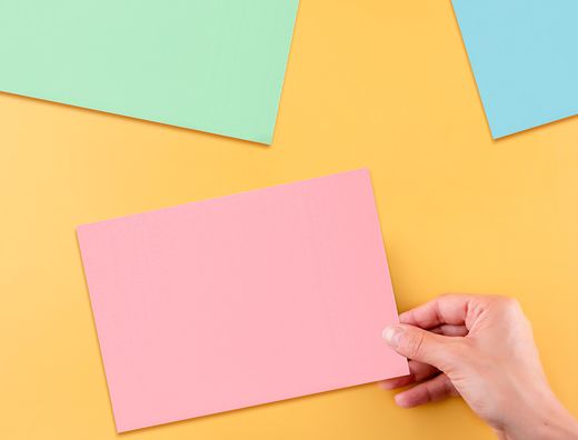 Tarjeta liderpapel para estudiar lisa cartulina de colores 170gr 160x220mm paquete de 200 unidades