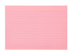 Tarjeta liderpapel para estudiar rayada cartulina de colores 170gr 125x200mm paquete de 200 unidades