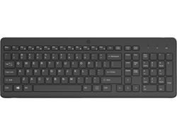 Teclado hp 225 inalambrico qwerty color negro